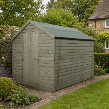 7 x 5 (2.05m x 1.62m) Shire Value Pressure Treated Overlap Shed - Windowless