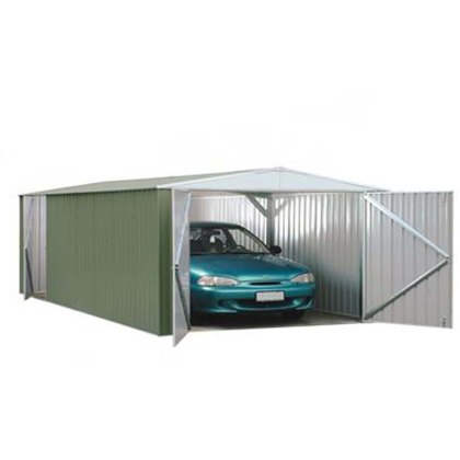 20 x 10 (5.96m x 3.00m) Mercia Absco Metal Utility Workshop in Pale Eucalyptus