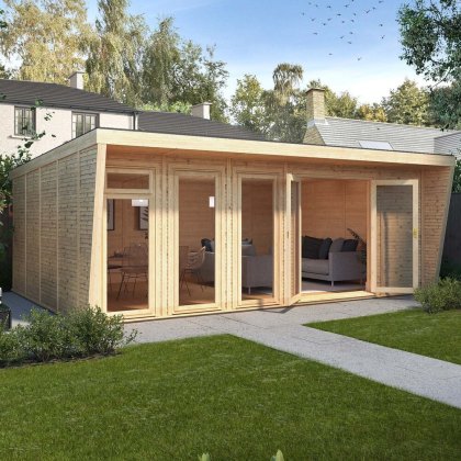 The Mercia Harlow Premium Insulated Garden Room 6m x 4m