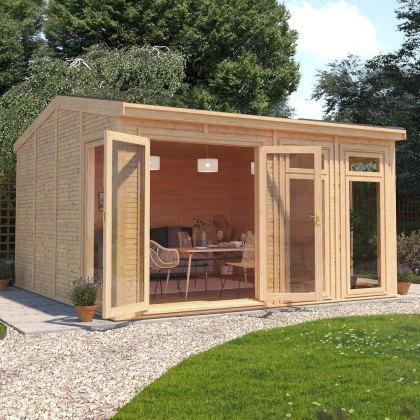 The Mercia Rufford Premium Insulated Garden Room 4m x 4m