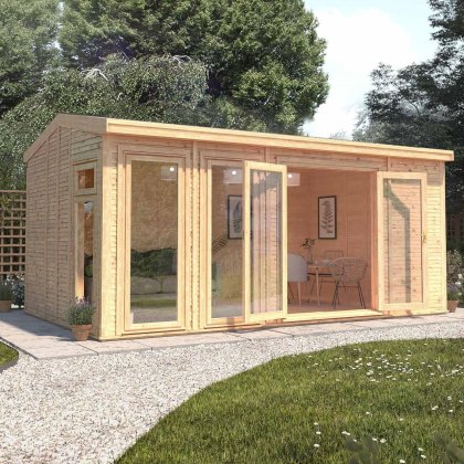 The Mercia Rufford Premium Insulated Garden Room 5m x 3m