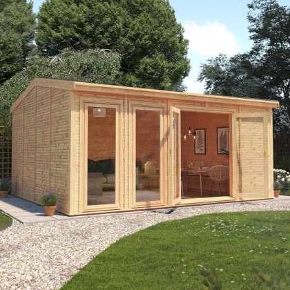 The Mercia Rufford Premium Insulated Garden Room 5m x 4m