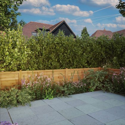 3ft High (915mm) Mercia Superlap Fencing Panel Packs - Pressure Treated