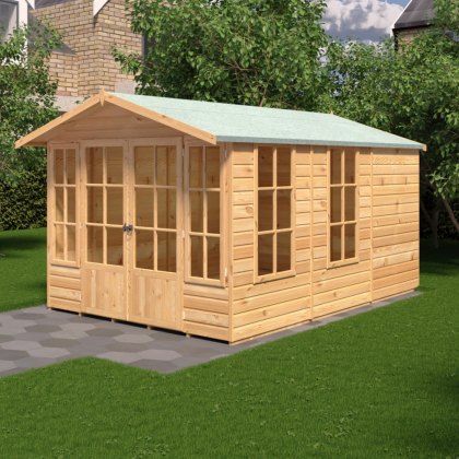 8 x 12 (2.46m x 3.58m) Shire Delmora Summerhouse
