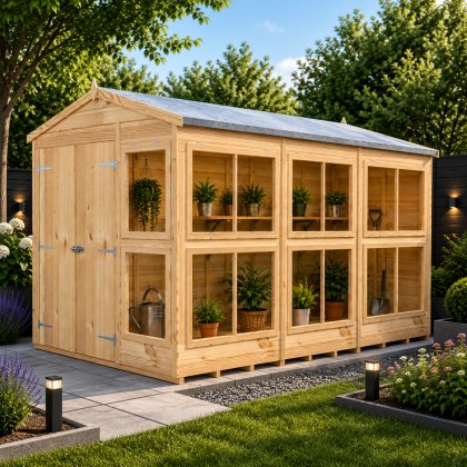 6 x 12 Shire Sun Hut Shiplap Apex Potting Shed 6 x 12 Shire Sun Hut Shiplap Apex Potting Shed