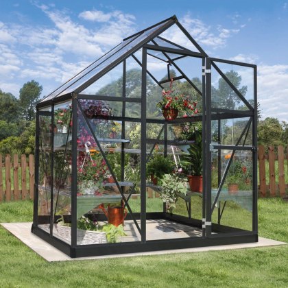 6 x 4 Palram Canopia Harmony Greenhouse - Grey