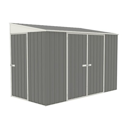10 x 5 (3.00m x 1.52m) Mercia Absco Metal Bike Shed in Woodland Grey