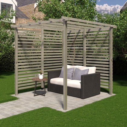 8 x 8 Shire Ivy Garden Pergola Kit with Sides