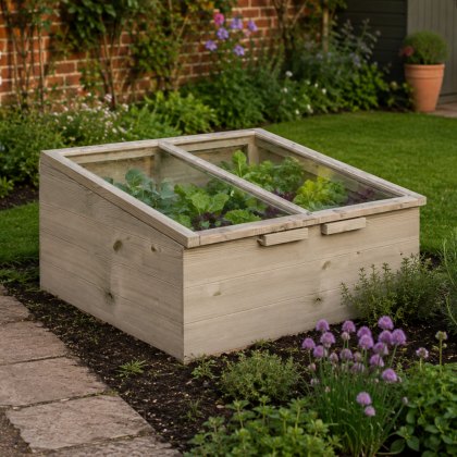 4 x 3 Shire Holkham Pressure Treated Cold Frame