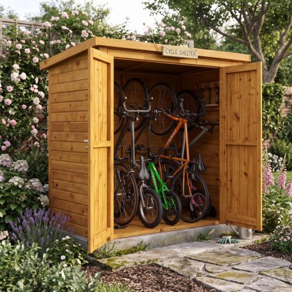7 x 4 Shire Shiplap Tall Bike Shed (no floor)