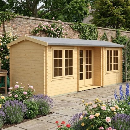 10G x 20 Shire Elveden Log Cabin in 44mm logs 10G x 20 Shire Elveden Log Cabin in 44mm logs