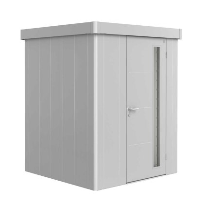 6 x 6 (1.80m x 1.80m) Biohort Neo 1A Metal Shed - Single Door 6 x 6 (1.80m x 1.80m) Biohort Neo 1A Metal Shed - Single Door