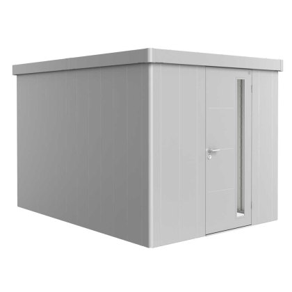 8 x 11 (2.36m x 3.48m) Biohort Neo 4B Metal Shed - Single Door 8 x 11 (2.36m x 3.48m) Biohort Neo 4B Metal Shed - Single Door