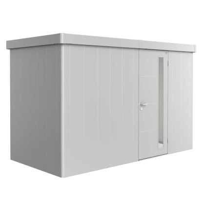 12 x 6 (3.48m x 1.80m) Biohort Neo 1D Metal Shed - Single Door 12 x 6 (3.48m x 1.80m) Biohort Neo 1D Metal Shed - Single Door
