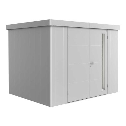 10 x 8 (2.92m x 2.36m) Biohort Neo 2C Metal Shed - Double Door 10 x 8 (2.92m x 2.36m) Biohort Neo 2C Metal Shed - Double Door