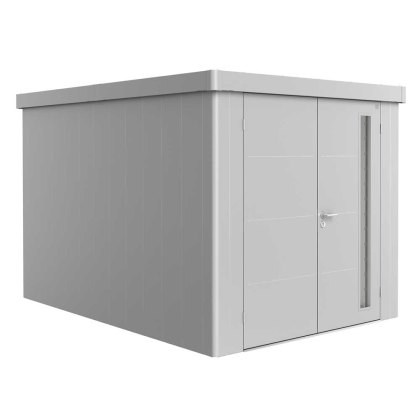 8 x 11 (2.36m x 3.48m) Biohort Neo 4B Metal Shed - Double Door