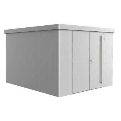 10 x 11 (2.92m x 3.48m) Biohort Neo 4C Metal Shed - Double Door 10 x 11 (2.92m x 3.48m) Biohort Neo 4C Metal Shed - Double Door