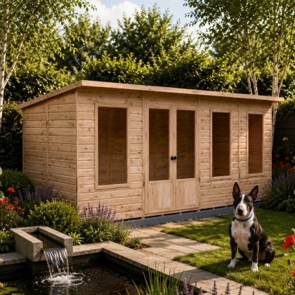 Shire Peony 16 x 6 Pent Summerhouse Shire Peony 16 x 6 Pent Summerhouse
