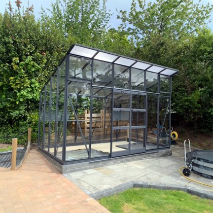 Elite Edge 800 8 x 12 Pent Roof Greenhouse