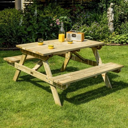 Rowlinson Premium Heavy Duty Picnic Table 1.2m
