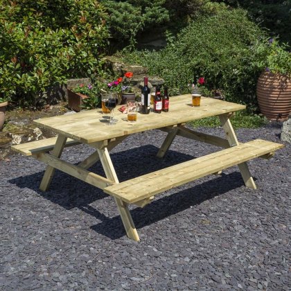 Rowlinson Premium Heavy Duty Picnic Table 1.8m