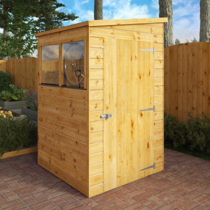 4 x 4 Mercia Shiplap Modular Pent Shed