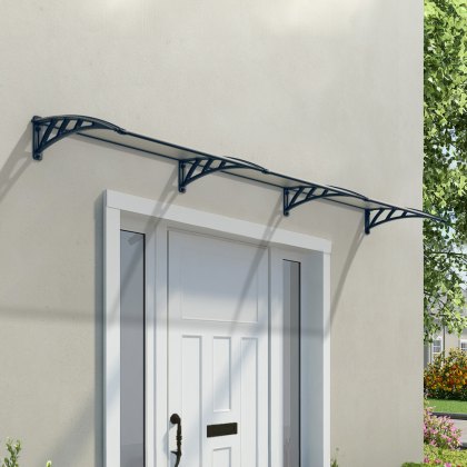 12 x 3 Palram Canopia Neo 3540 Grey Door Canopy