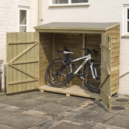 6 x 3 Rowlinson Overlap Wall Bike Store - Pressure Treated 6 x 3 Rowlinson Overlap Wall Bike Store - Pressure Treated