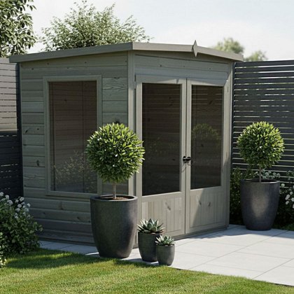 8 x 8 Shire Ramsey Corner Summerhouse