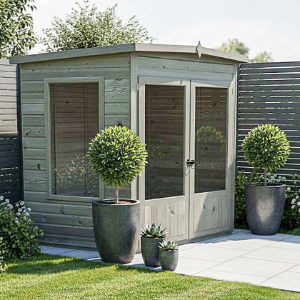 8 x 8 Shire Ramsey Corner Summerhouse