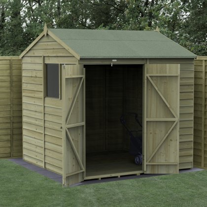 7 x 7 Forest 4Life Reverse Apex Shed with Double Doors 25yr Guarantee 7 x 7 Forest 4Life Reverse Apex Shed with Double Doors 25yr Guarantee