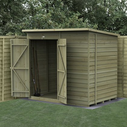 7 x 5 Forest 4Life Pent Windowless Shed with Double Doors 25yr Guarantee 7 x 5 Forest 4Life Pent Windowless Shed with Double Doors 25yr Guarantee
