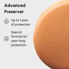 An image highlighting the protective base coat preserver treatment applied to the timber of the 8 x 6 Powersheds Tongue & Groove Windowless Apex Wooden Shed.