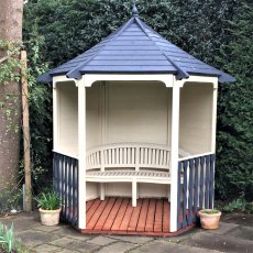 Shire Summerhouse Arbour - painted black