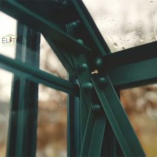 Elite Sanctuary 8x6 Greenhouse - in situ, framing