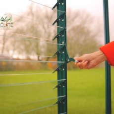 Elite Sanctuary 8x8 Greenhouse - in situ, louvre