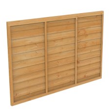 Forest Heritage 4ft high lap fence panel shown as a single panel on a white background.
