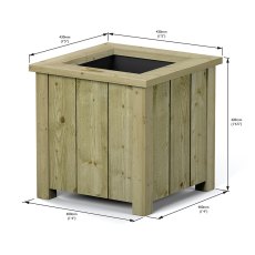 Rowlinson Garden Products 1'4 x 1'4 Rowlinson Signature Heritage Square Planter (0.4m x 0.4m)