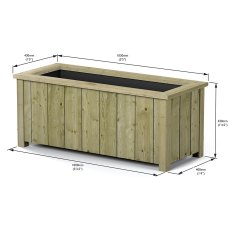 Rowlinson Garden Products 3 x 1'4 Rowlinson Signature Heritage Rectangular Planter (1.0m x 0.4m)