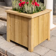 Rowlinson Garden Products 1'4 x 1'4 Rowlinson Signature Heritage Square Planter (0.4m x 0.4m) - Pack of 2