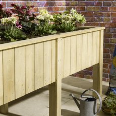 Rowlinson Garden Products 6 x 2 Rowlinson Signature Heritage Raised Deep Root Trough Planter (1.9m x 0.7m)