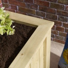 Rowlinson Garden Products 6 x 2 Rowlinson Signature Heritage Raised Deep Root Trough Planter (1.9m x 0.7m)