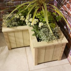 Rowlinson Garden Products 2 x 2 Rowlinson Signature Heritage Corner Planter (0.8m x 0.8m)
