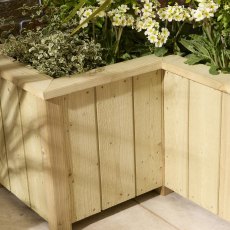 Rowlinson Garden Products 2 x 2 Rowlinson Signature Heritage Corner Planter (0.8m x 0.8m)