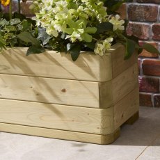 Rowlinson Garden Products 4 x 1 Rowlinson Marberry Trough Planter (1.2m x 0.3m)