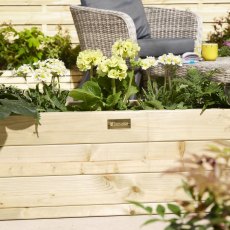 Rowlinson Garden Products 6 x 1 Rowlinson Marberry Trough Planter (1.8m x 0.3m)