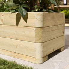 Rowlinson Garden Products 3 x 1'4 Rowlinson Marberry Rectangular Planter (1m x 0.4m)