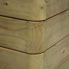 Rowlinson Garden Products 1'4 x 1'4 Rowlinson Marberry Square Tall Planter (0.4m x 0.4m)