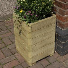 Rowlinson Garden Products 1'4 x 1'4 Rowlinson Marberry Square Tall Planter (0.4m x 0.4m)
