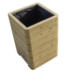 Rowlinson Garden Products 1'4 x 1'4 Rowlinson Marberry Square Tall Planter (0.4m x 0.4m)